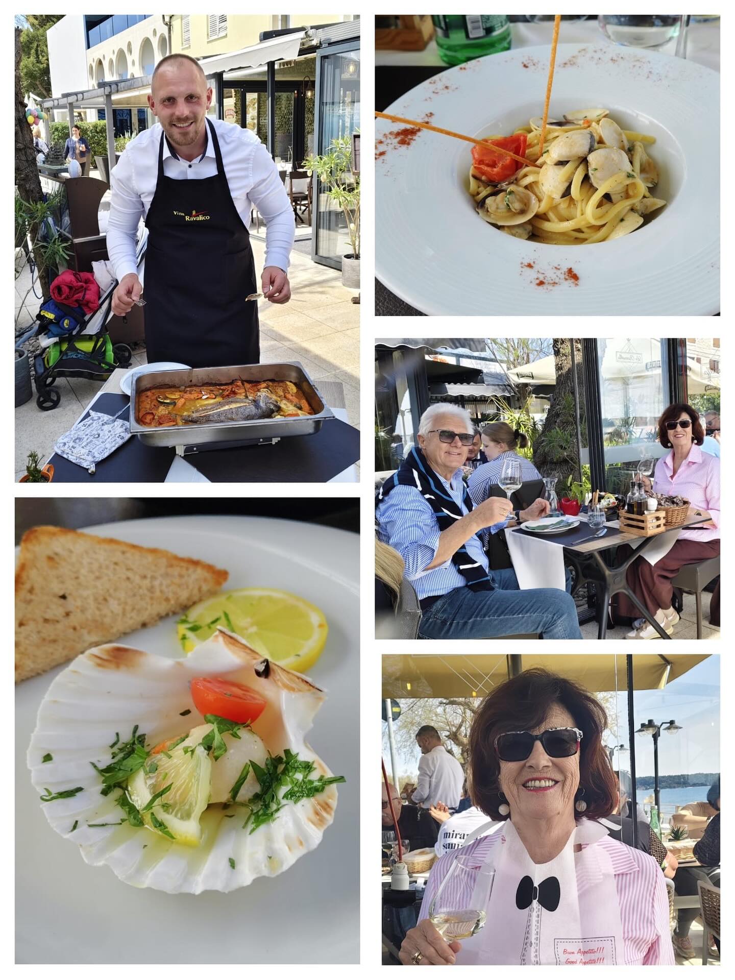 Terasa i jela restorana La Rivarella
